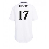 Fotbalové Dres Real Madrid Lucas Vazquez #17 Dámské Domácí 2022-23 Krátký Rukáv